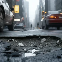 street-with-large-pothole-in-foreground